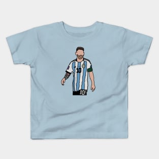 Lionel Messi Argentina 2022 World Cup Kids T-Shirt